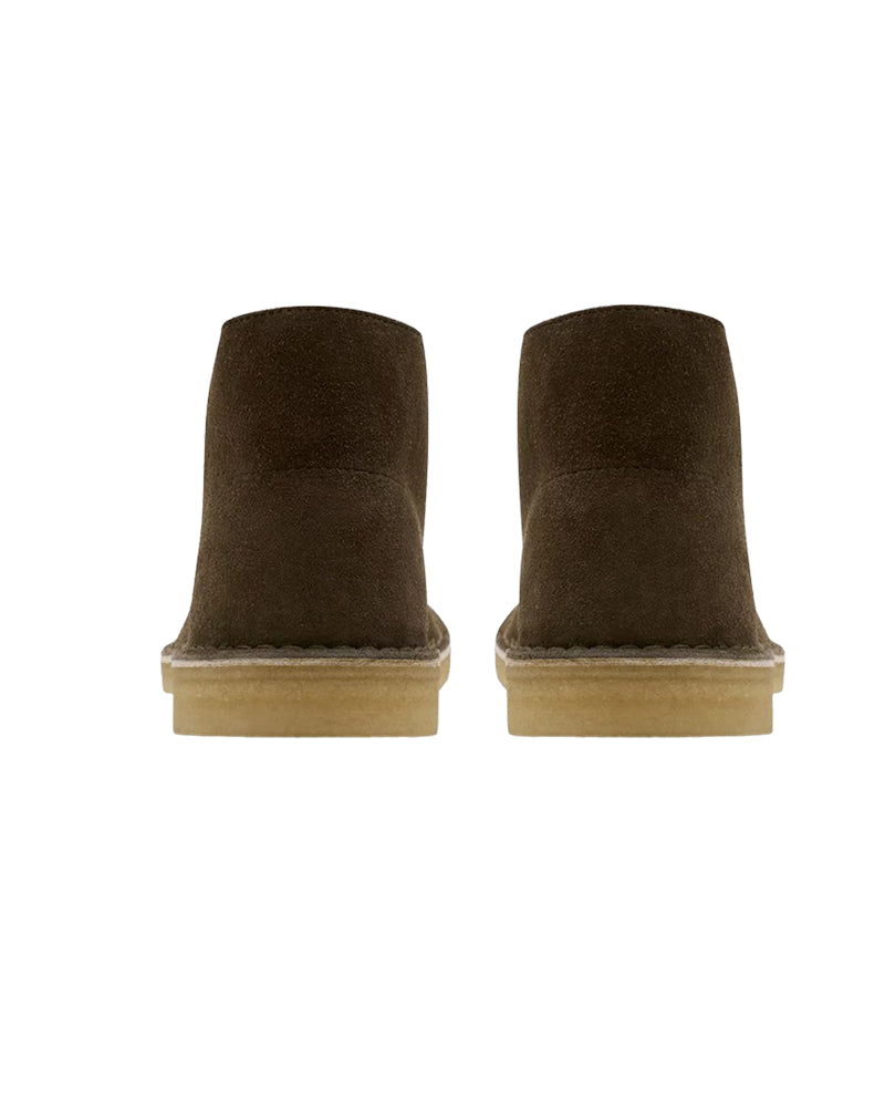 Polacchine Uomo Desert Boot Camoscio Cachi retro