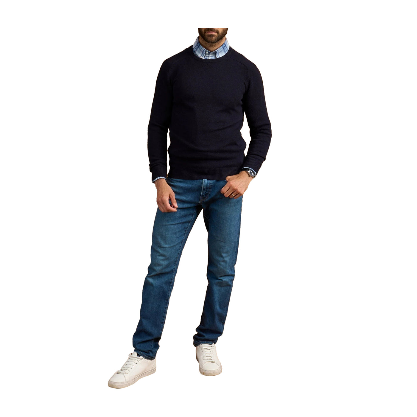 Maglione da uomo Lenzie Navy