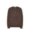 Maglia Uomo Lenzie Marrone in lana, a girocollo
