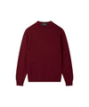 Maglia Uomo Lenzie Bordeaux in lana, a girocollo