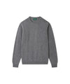 Maglia Uomo Lenzie Grigia in pura lana, a girocollo