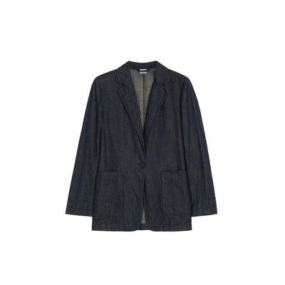 Giacca Donna Monopetto in Denim