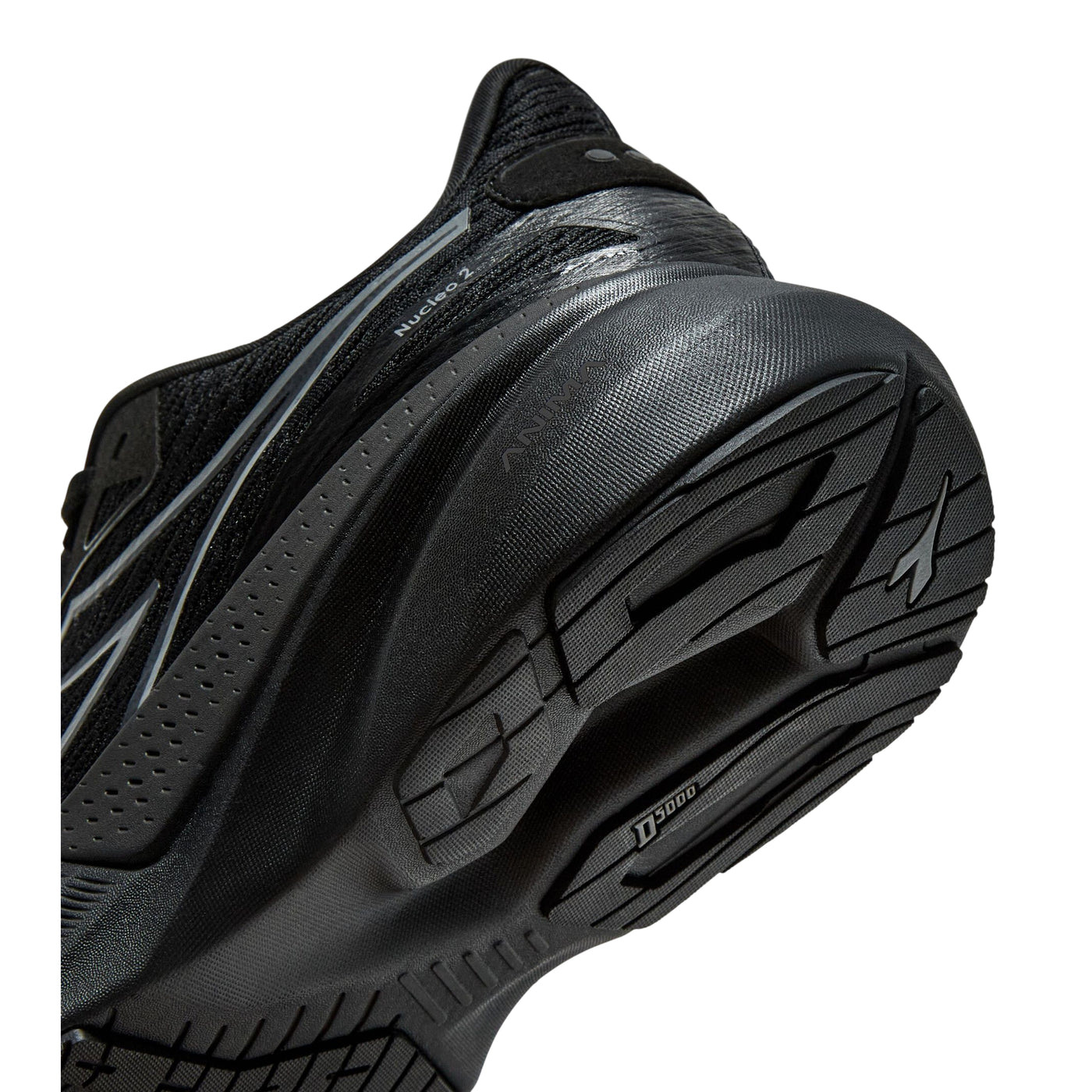 Scarpe Running Uomo Nucleo2 Nero dettaglio