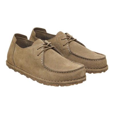 Scarpa Unisex stile mocassino in camoscio beige