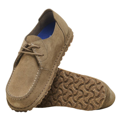 Scarpa Unisex stile mocassino in camoscio beige