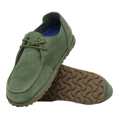 Scarpa Unisex stile mocassino in camoscio verde