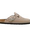 Ciabatte Unisex Boston Beige con rivetti