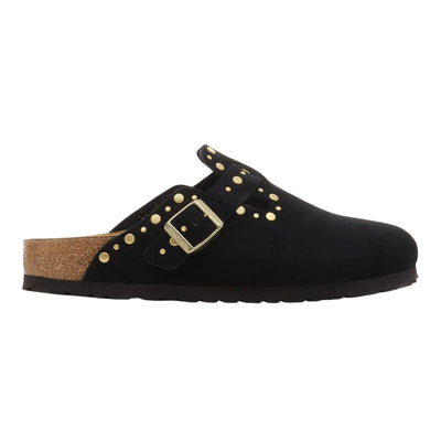 Ciabatte Unisex Boston Nero con rivetti
