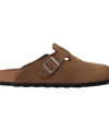 Ciabatte Unisex Boston scamosciate Marrone