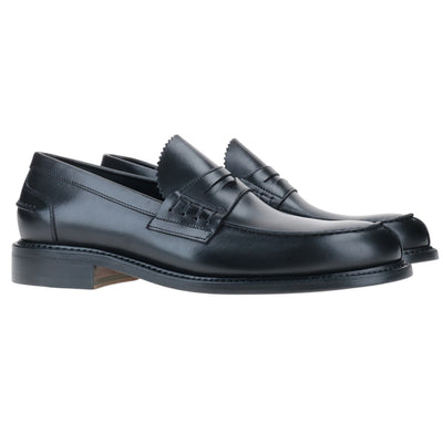 Mocassini Uomo in pelle nera 