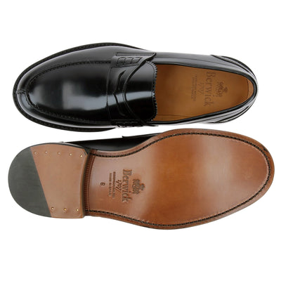 Mocassino Uomo Nero, modello 11053-K1, con tomaia in pelle