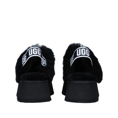 Sabot Donna con elastico logato sul retro Nero retro