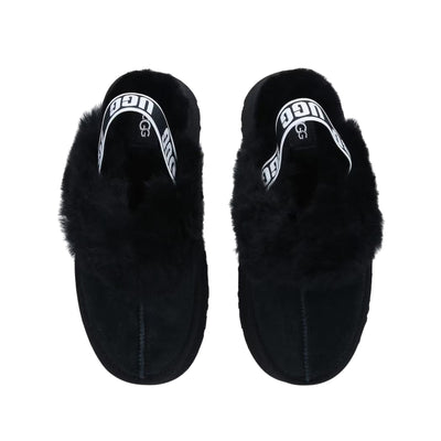 Sabot Donna con elastico logato sul retro Nero