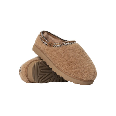 Sabot Donna Tasman Maxi Curly in pelliccia di montone Beige