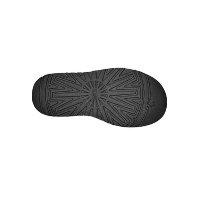 Stivaletto Donna Classic Mini Dipper Nero, con gambale in neoprene 