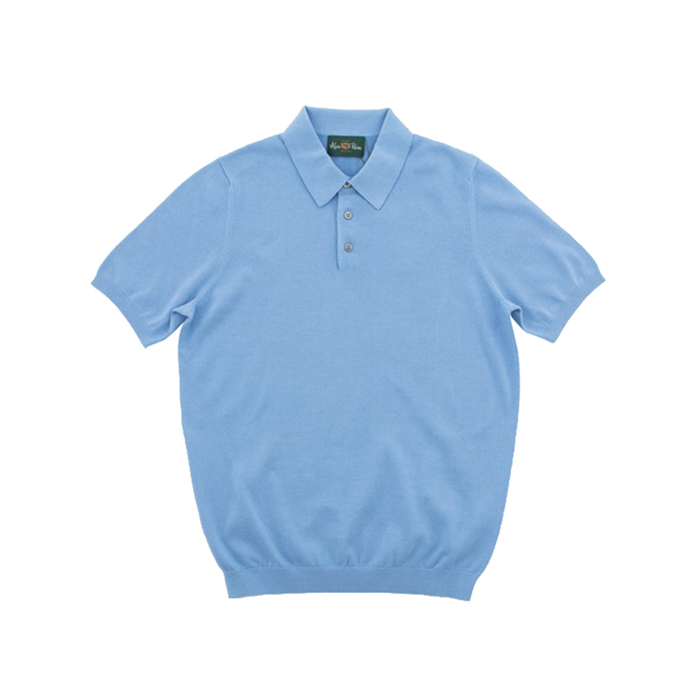 Men's polo shirt with ribbed armholes