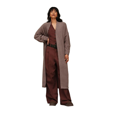 Sabot Donna Tazz II con platform Marrone scuro su modella