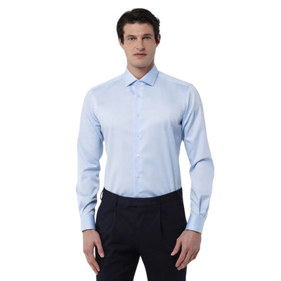 Camicia Uomo a tinta unita, in cotone, con colletto alla francese