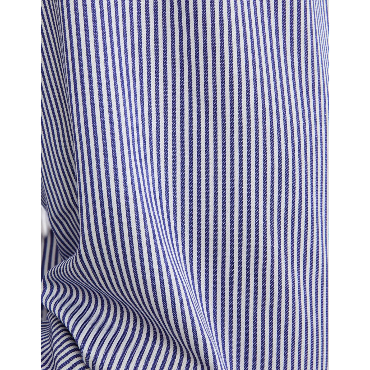 Camicia Uomo con motivo a righe, colletto semirigido e polsini arrotondati 