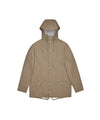 Impermeabile Unisex Beige con bottoni a pressione
