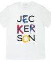 T-shirt Bambino con logo maxi colorato