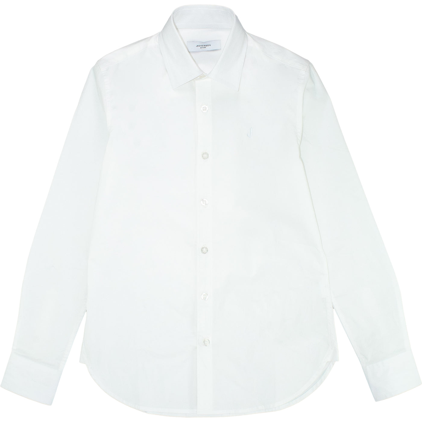 Camicia da Bambino in tinta unita bianca