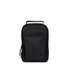 Zaino Unisex Book Nero, impermeabile, con tasca frontale 