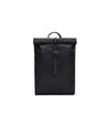 Zaino Unisex Rolltop Rucksack Mini Nero impermeabile 