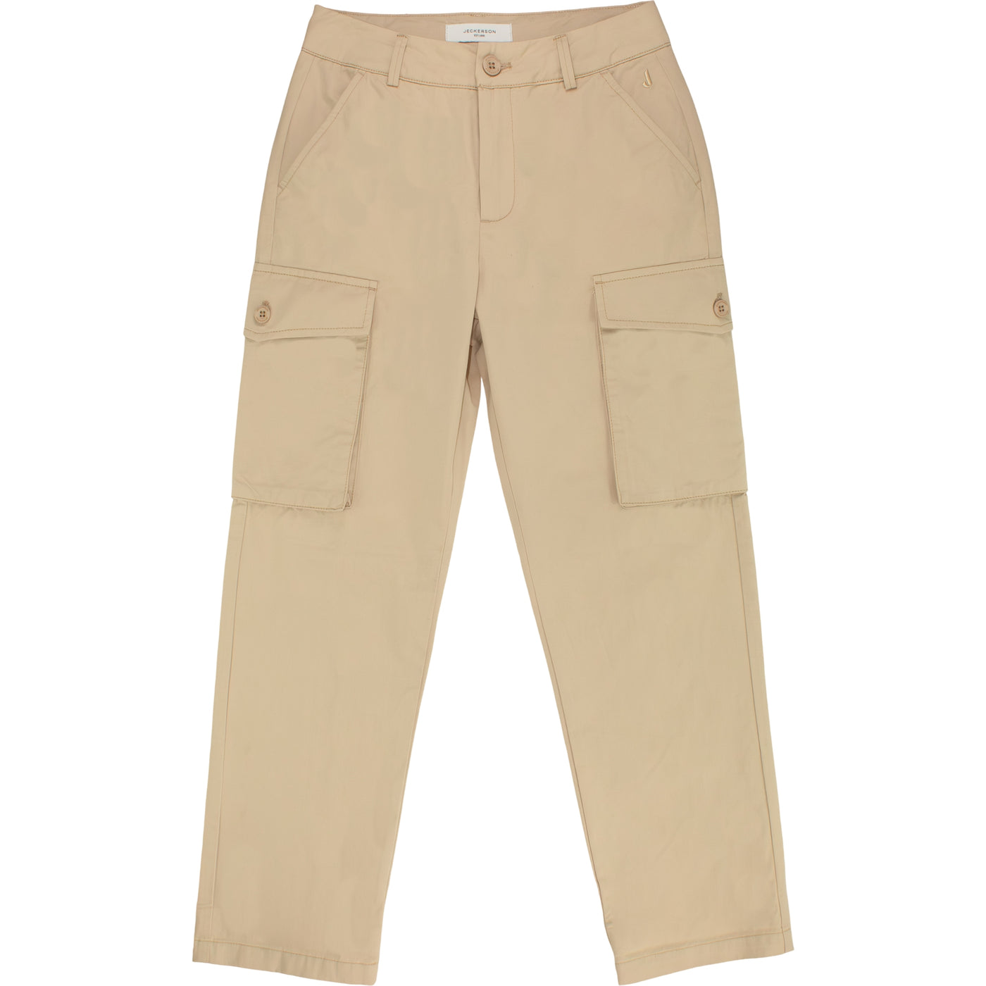 Pantaloni Beige da Bambino con tasconi cargo