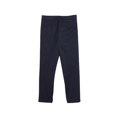 Pantaloni Blu da bambino con tasche a filo retro