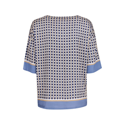 Blusa da Donna in viscosa con stampa retro