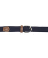 Cintura da bambino dal design intrecciato blu