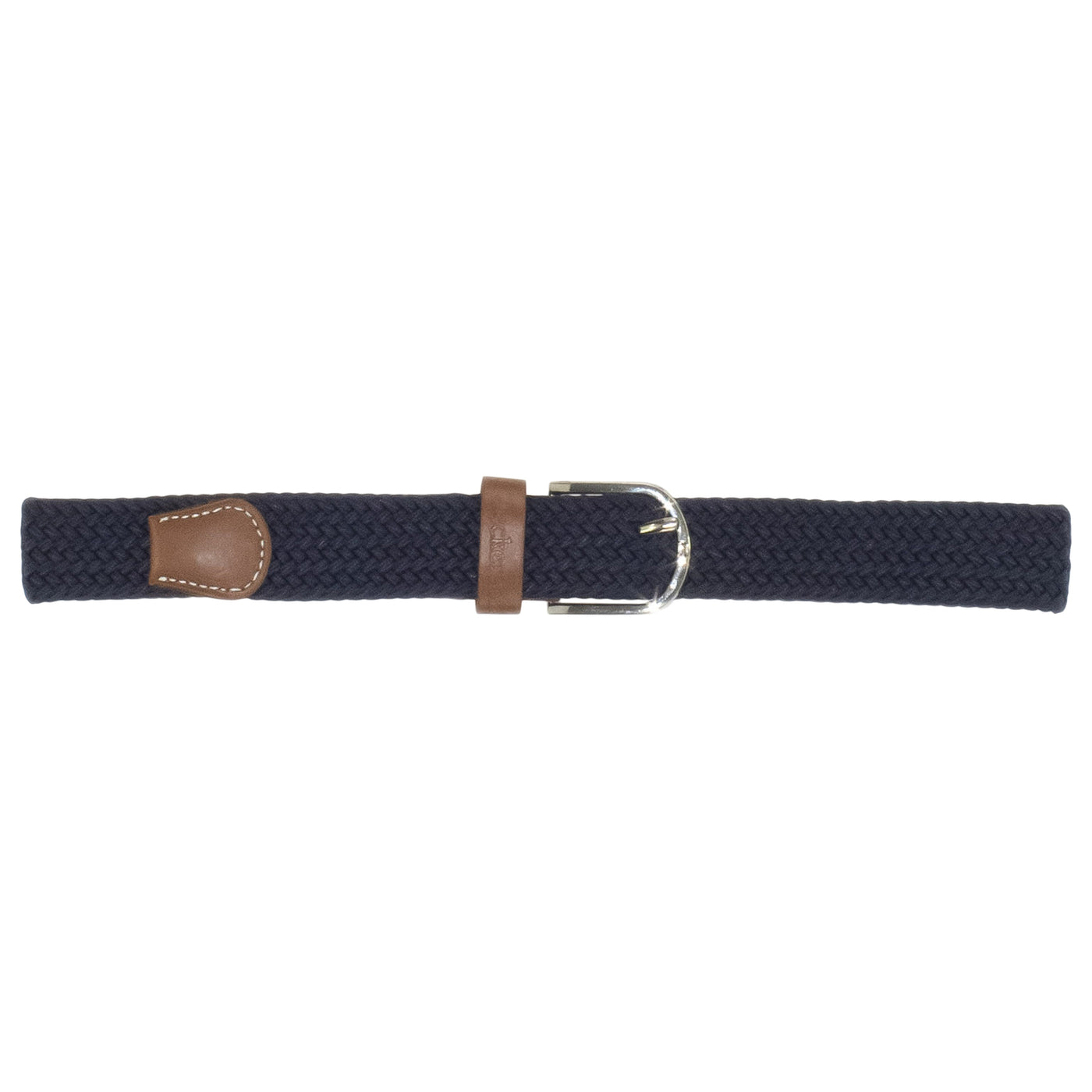 Cintura da bambino dal design intrecciato blu