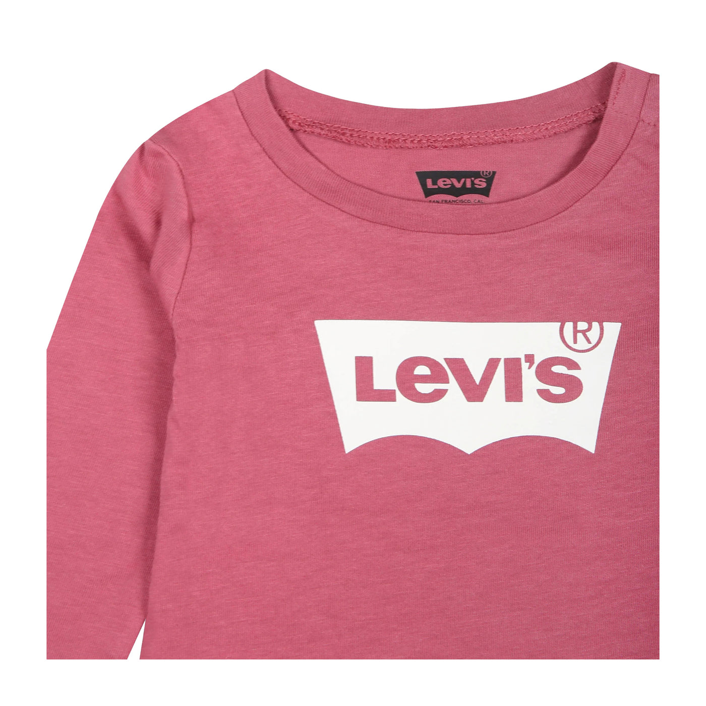 T-shirt Neonata Rosa con logo dettaglio