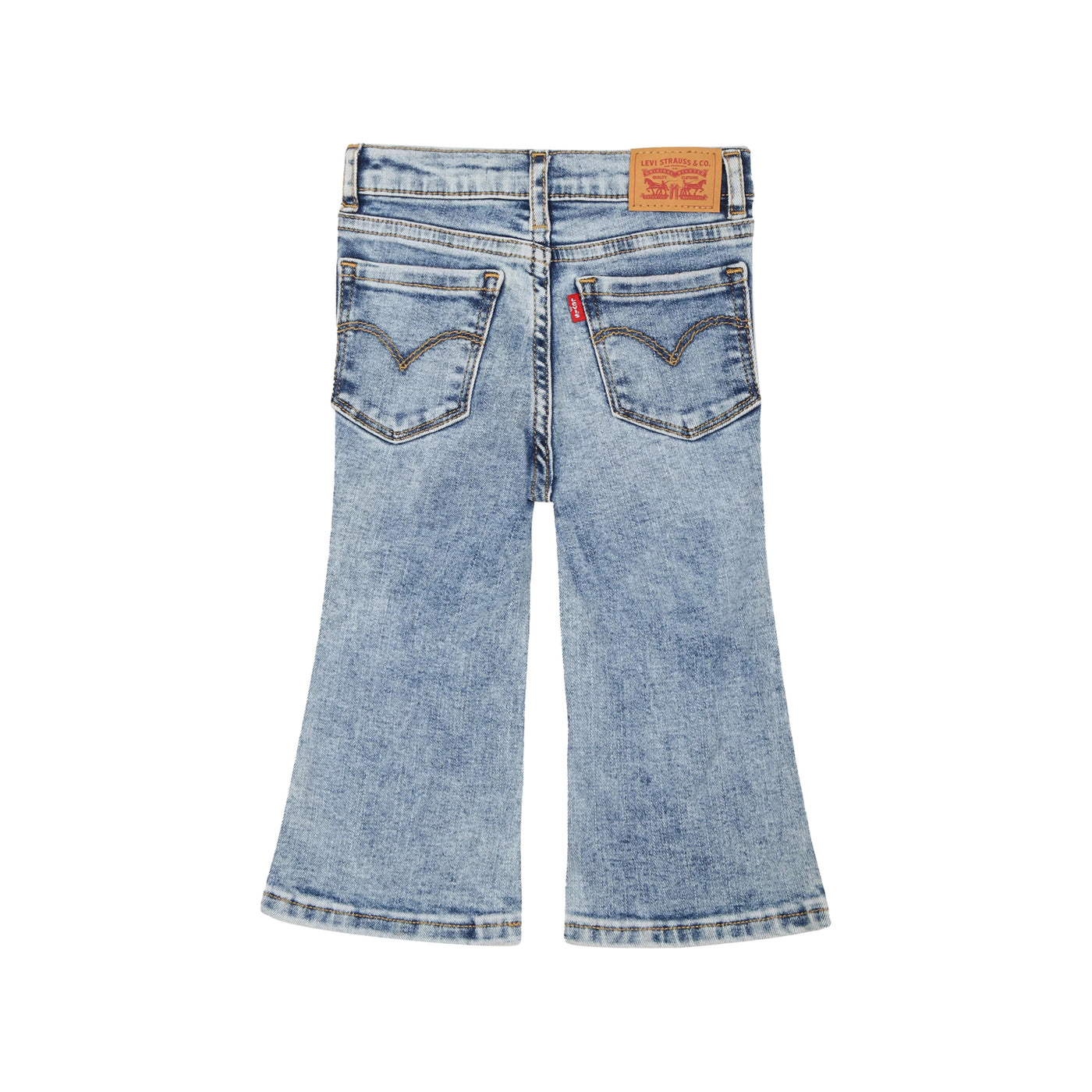 Jeans Neonata 726 con patch logato retro