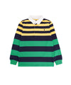 Polo Bambino a righe con maniche lunghe Polo Ralph Lauren