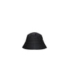 Cappello Unisex Bucket Nero, con etichetta logo