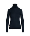 Maglia dolcevita Donna in misto seta Navy