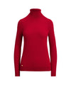 Maglia dolcevita Donna in misto seta Rosso
