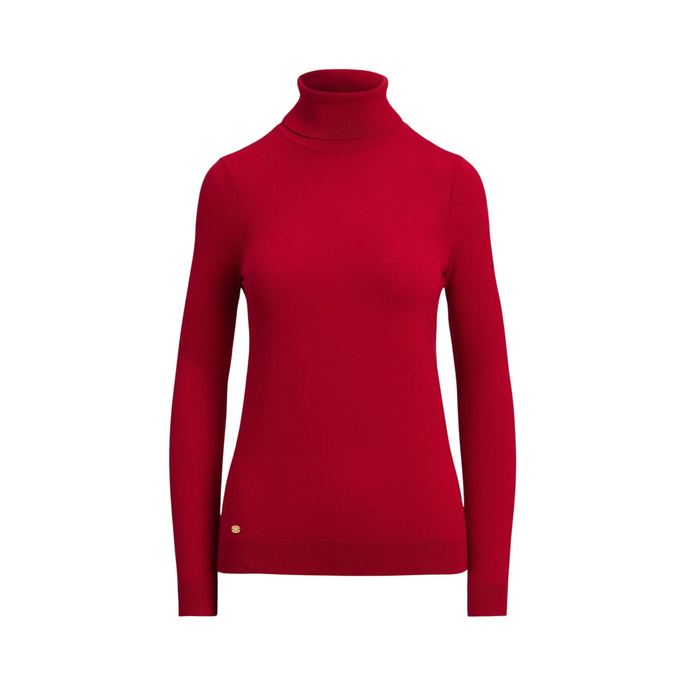 Maglia dolcevita Donna in misto seta Rosso