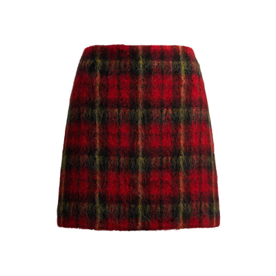 Minigonna Donna dritta fantasia scozzese