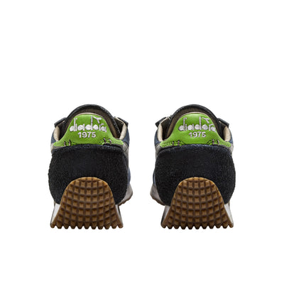 Sneakers Unisex Heritage low-profile Blu dettaglio retro