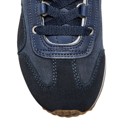 Sneakers Unisex Heritage low-profile Blu dettaglio punta