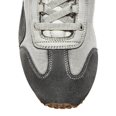 Sneakers Unisex Heritage low-profile Grigio dettaglio punta