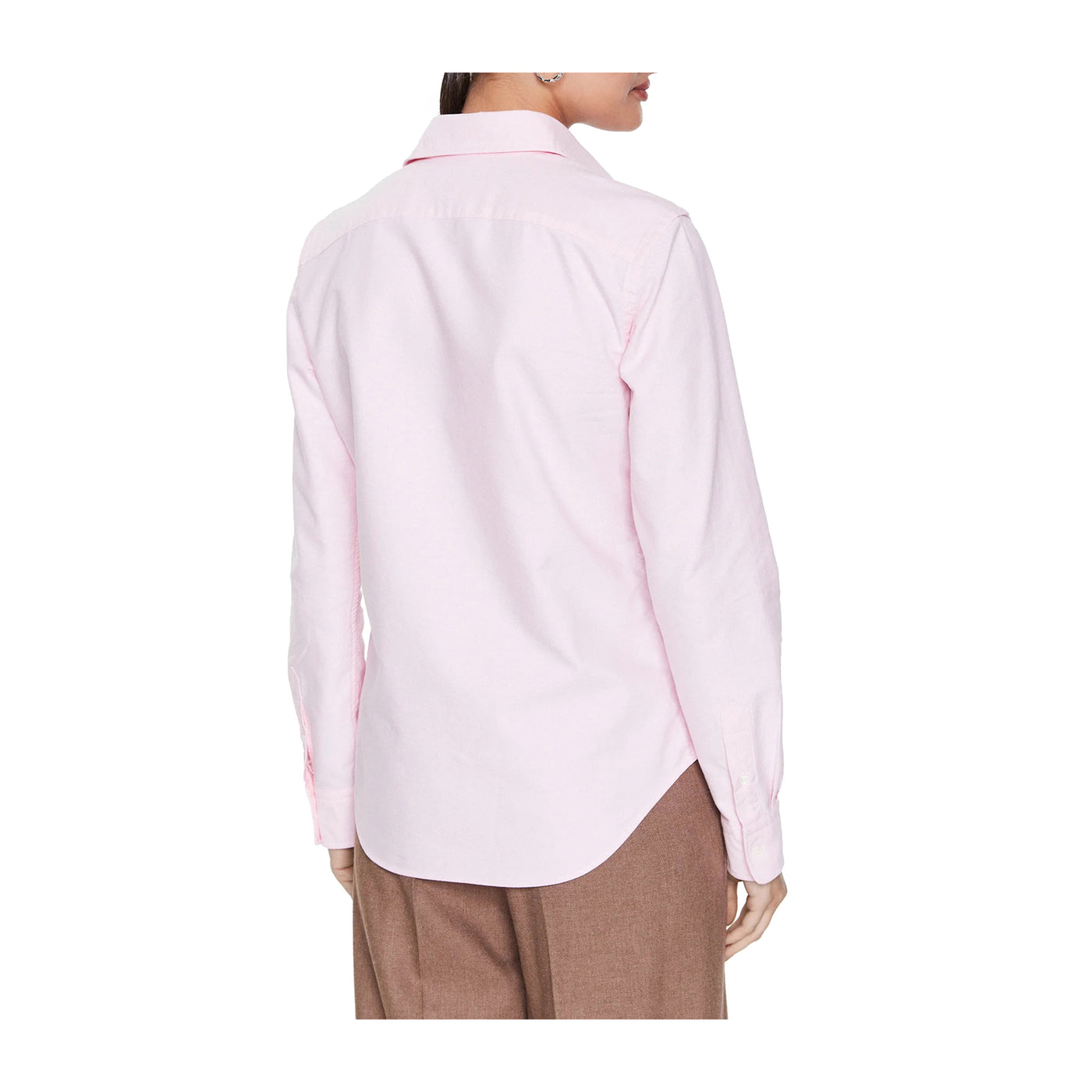 Camicia Donna Rosa, dal taglio classico, con colletto alla francese