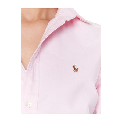 Camicia Donna Rosa, dal taglio classico, con colletto alla francese