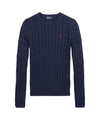 Maglia Donna in cotone a trecce Navy