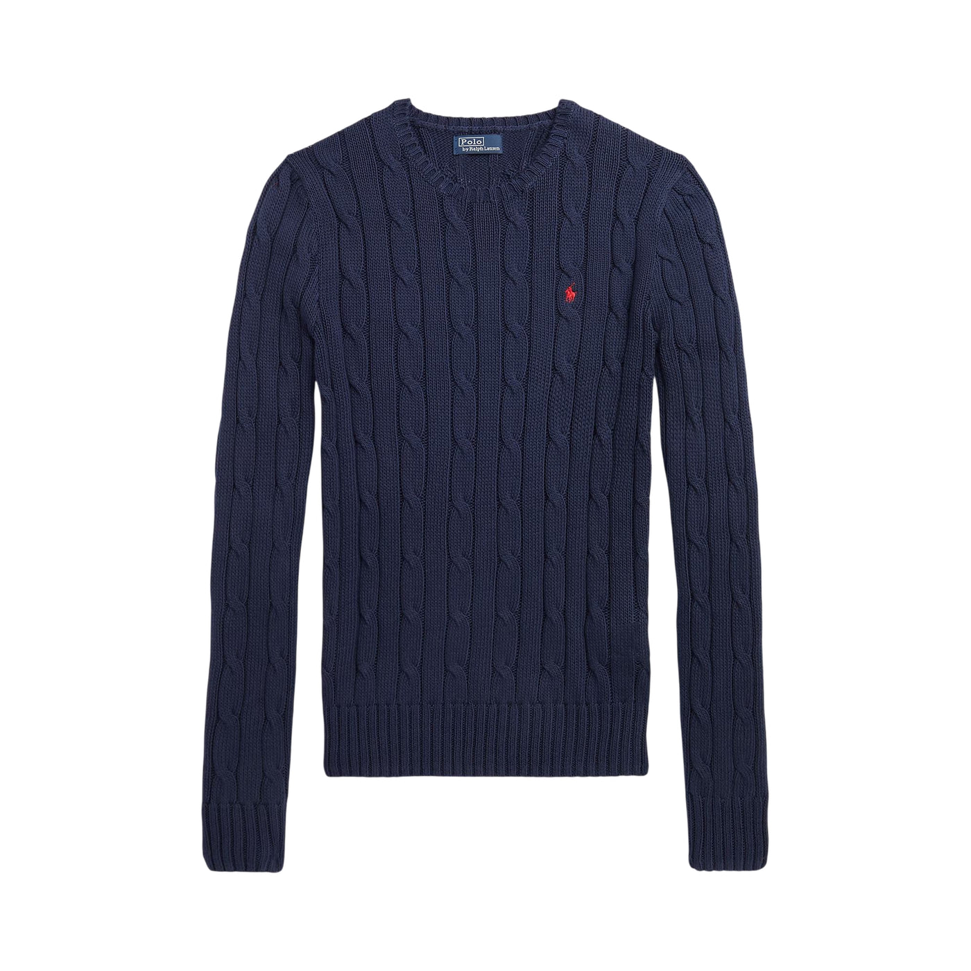 Maglia Donna in cotone a trecce Navy