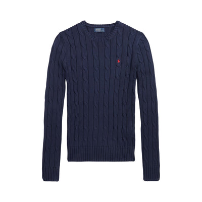 Maglia Donna in cotone a trecce Navy