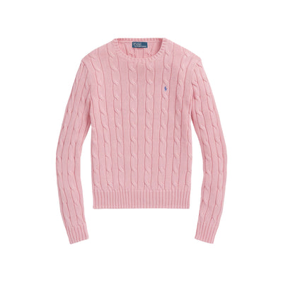 Maglia Donna in cotone a trecce Rosa